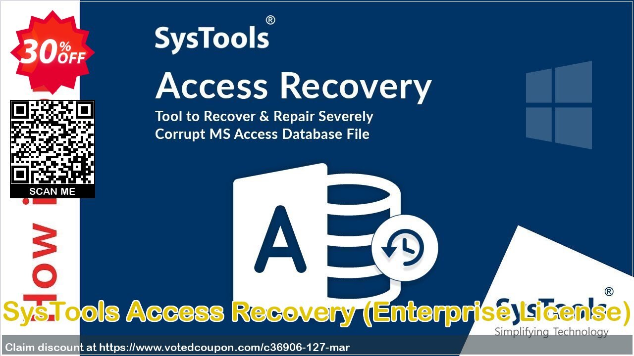 SysTools Access Recovery, Enterprise Plan  Coupon Code Apr 2024, 30% OFF - VotedCoupon