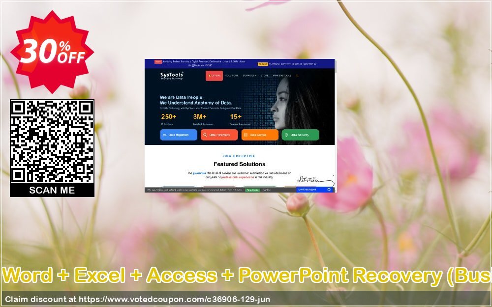 Bundle Offer - Word + Excel + Access + PowerPoint Recovery, Business Plan  Coupon, discount SysTools coupon 36906. Promotion: 