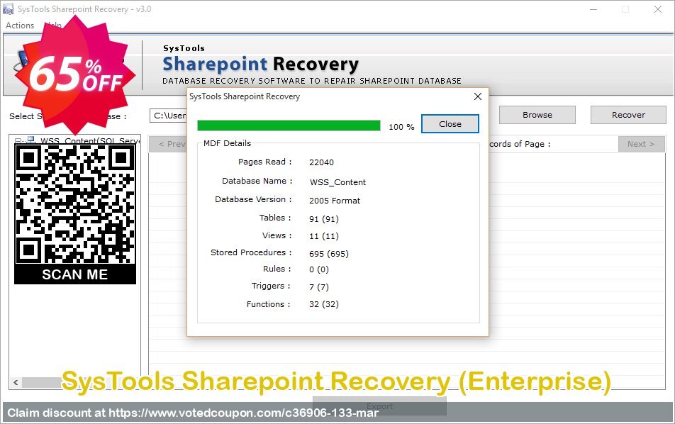 SysTools Sharepoint Recovery, Enterprise  Coupon Code Apr 2024, 65% OFF - VotedCoupon