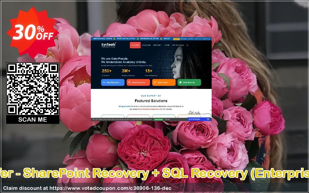 Bundle Offer - SharePoint Recovery + SQL Recovery, Enterprise Plan  Coupon, discount SysTools coupon 36906. Promotion: 