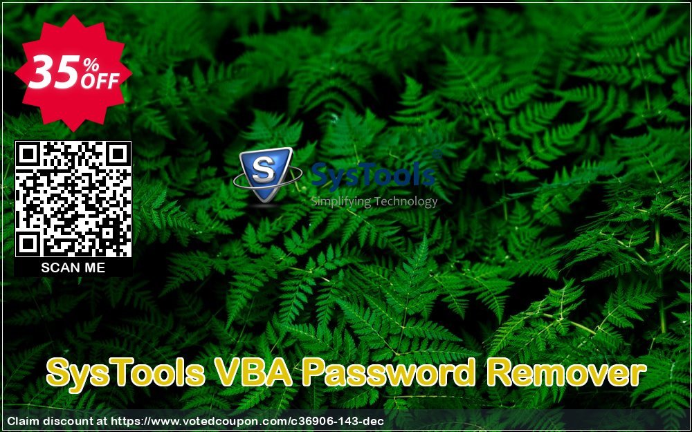 SysTools VBA Password Remover Coupon Code Apr 2024, 35% OFF - VotedCoupon