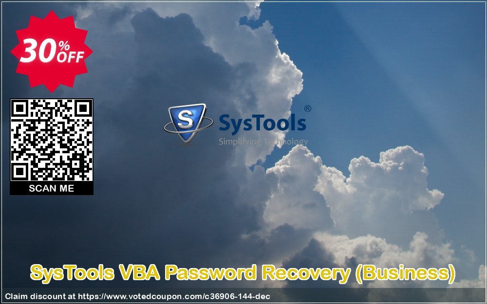 SysTools VBA Password Recovery, Business  Coupon Code May 2024, 30% OFF - VotedCoupon