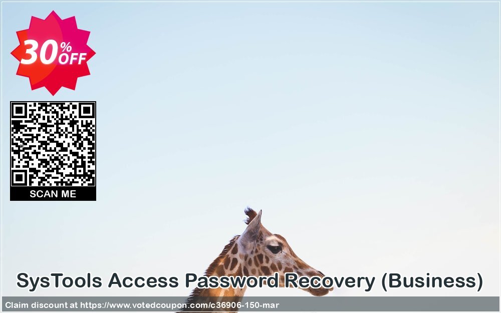 SysTools Access Password Recovery, Business  Coupon, discount SysTools coupon 36906. Promotion: 