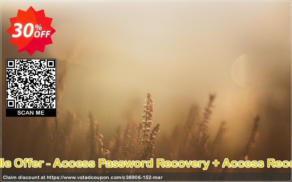 Bundle Offer - Access Password Recovery + Access Recovery Coupon, discount SysTools Summer Sale. Promotion: 