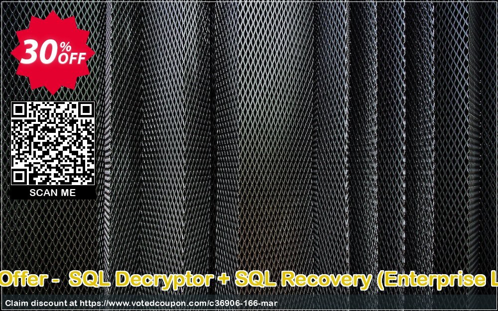 Bundle Offer -  SQL Decryptor + SQL Recovery, Enterprise Plan  Coupon, discount SysTools coupon 36906. Promotion: 