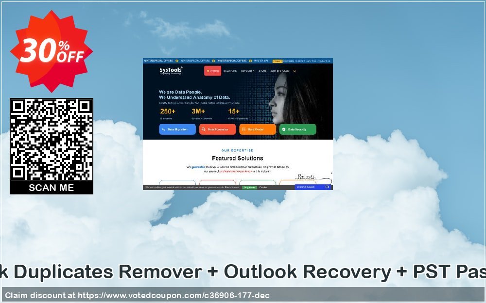 Systools Outlook Duplicates Remover + Outlook Recovery + PST Password Remover Coupon Code Apr 2024, 30% OFF - VotedCoupon