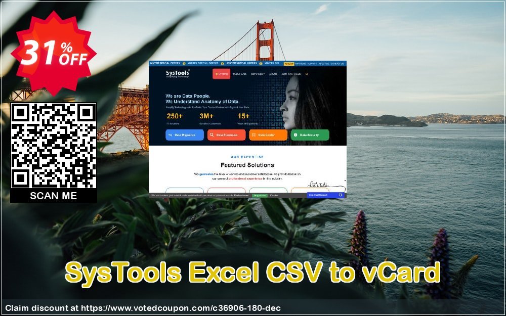 SysTools Excel CSV to vCard Coupon, discount SysTools Summer Sale. Promotion: 