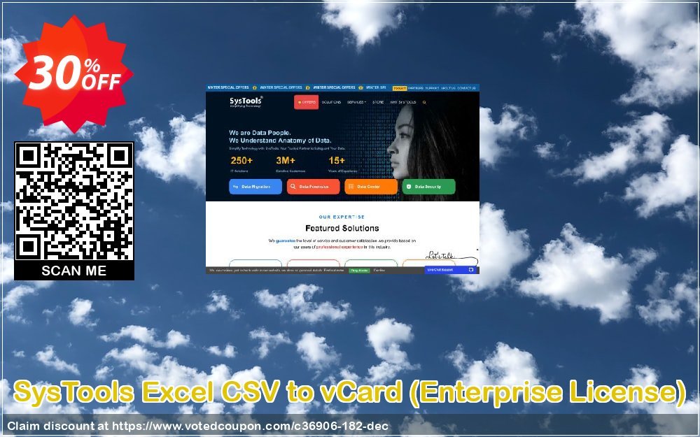 SysTools Excel CSV to vCard, Enterprise Plan  Coupon Code Apr 2024, 30% OFF - VotedCoupon