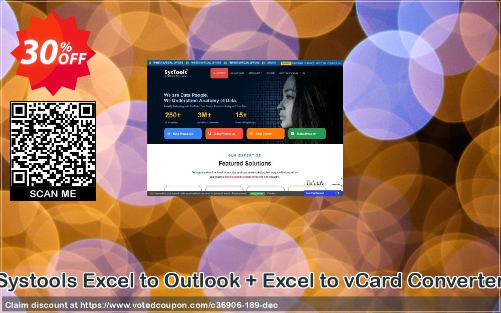 Systools Excel to Outlook + Excel to vCard Converter Coupon Code Apr 2024, 30% OFF - VotedCoupon