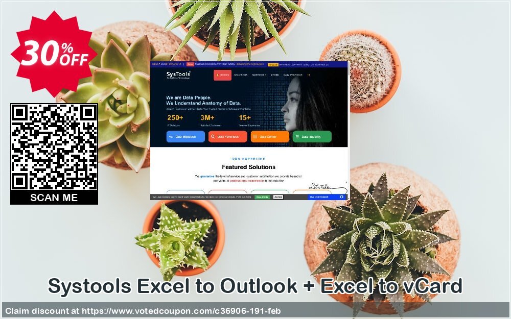 Systools Excel to Outlook + Excel to vCard Coupon, discount SysTools coupon 36906. Promotion: 