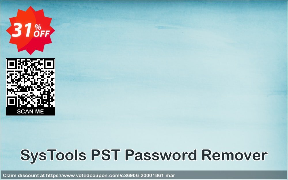 SysTools PST Password Remover Coupon Code May 2024, 31% OFF - VotedCoupon