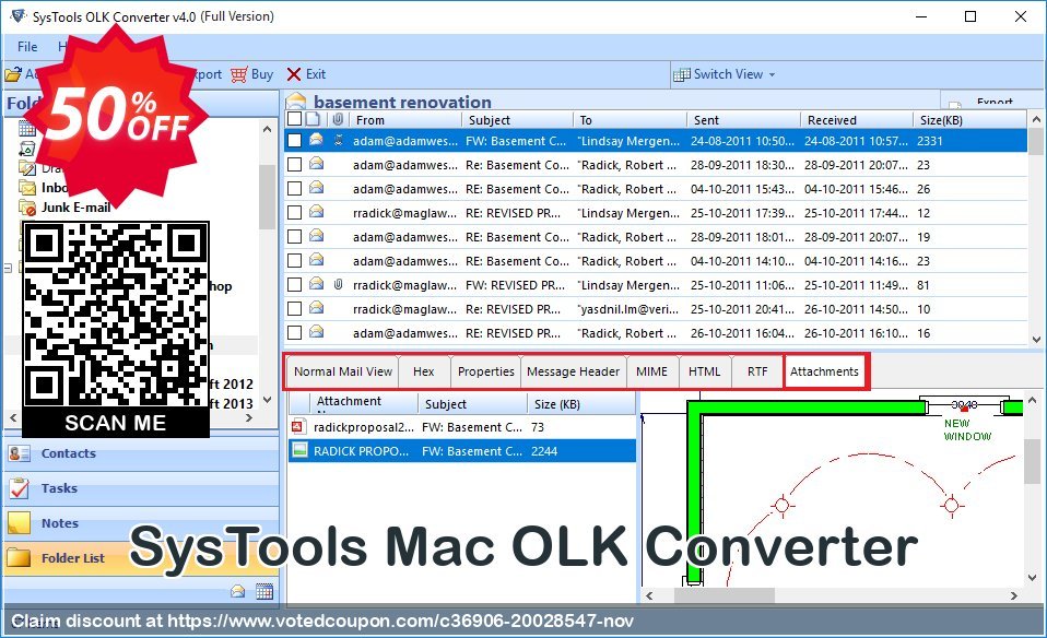 SysTools MAC OLK Converter Coupon Code Jun 2024, 50% OFF - VotedCoupon