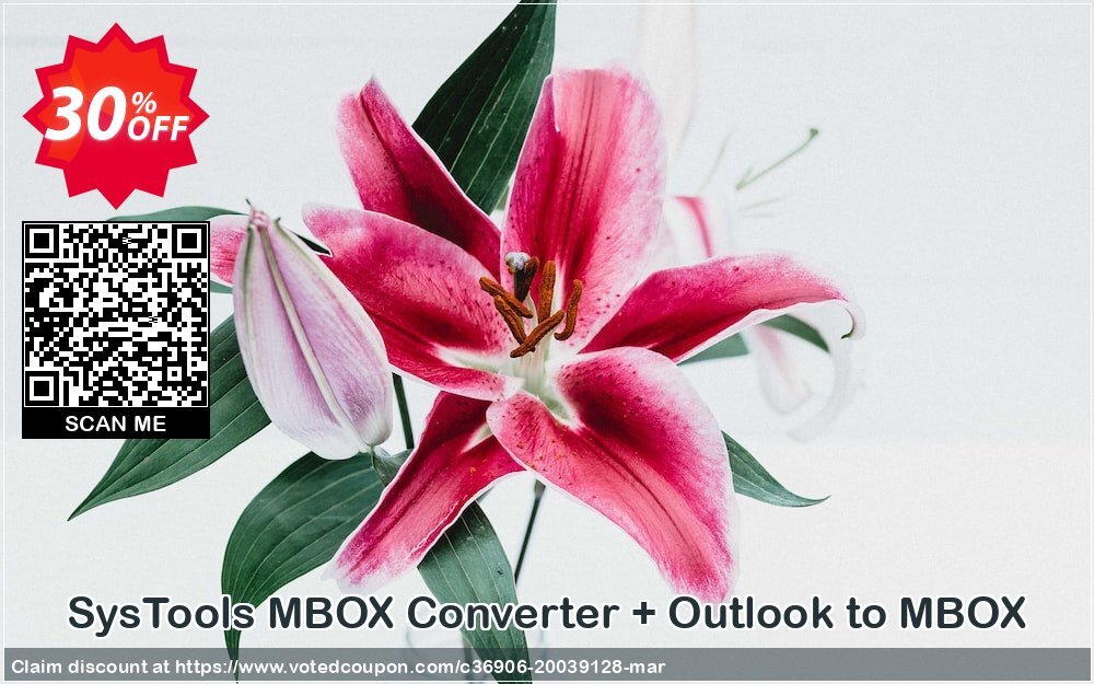 SysTools MBOX Converter + Outlook to MBOX Coupon Code Apr 2024, 30% OFF - VotedCoupon