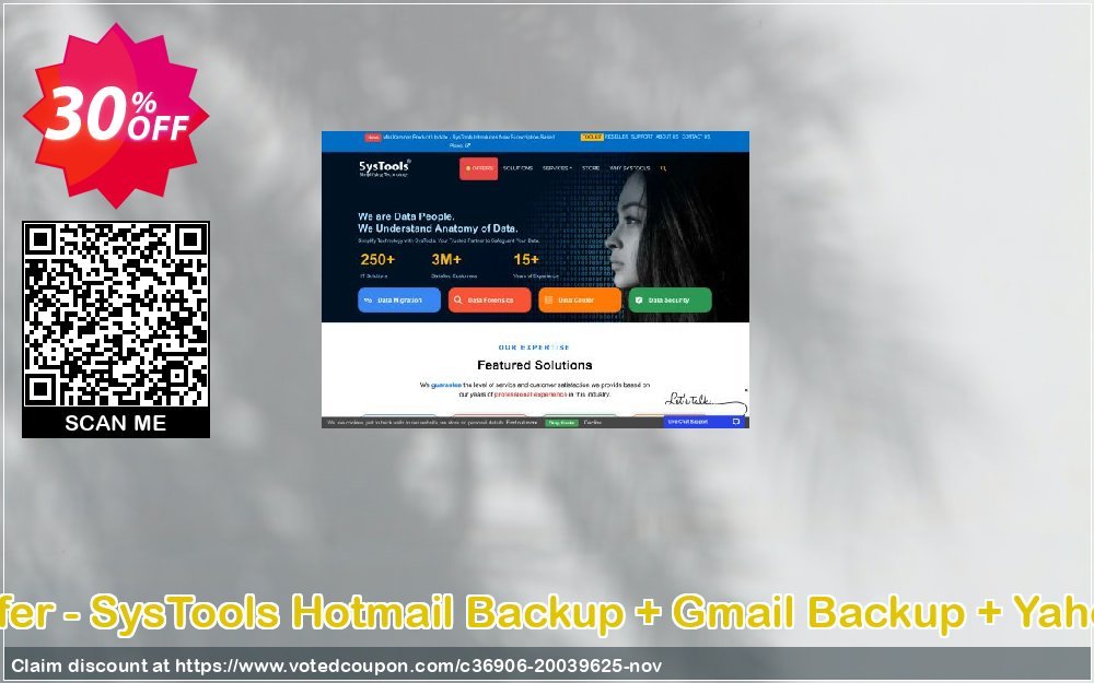 Bundle Offer - SysTools Hotmail Backup + Gmail Backup + Yahoo backup Coupon Code Mar 2024, 30% OFF - VotedCoupon