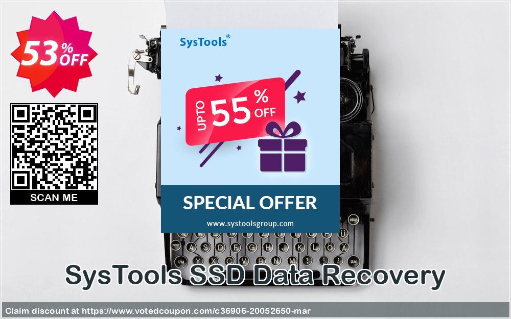 SysTools SSD Data Recovery Coupon, discount Celebrate this spring season with SysTools and grab the best offers. Get 25% Off on all Software. Promotion: Awful sales code of SysTools SSD Data Recovery, tested & approved