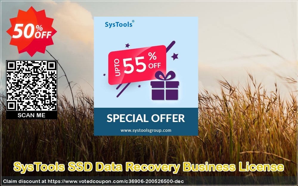 SysTools SSD Data Recovery Business Plan Coupon, discount 50% OFF SysTools SSD Data Recovery Business License, verified. Promotion: Awful sales code of SysTools SSD Data Recovery Business License, tested & approved