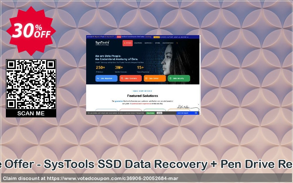 Bundle Offer - SysTools SSD Data Recovery + Pen Drive Recovery Coupon, discount SysTools Summer Sale. Promotion: awesome discount code of Bundle Offer - SysTools SSD Data Recovery + Pen Drive Recovery 2024