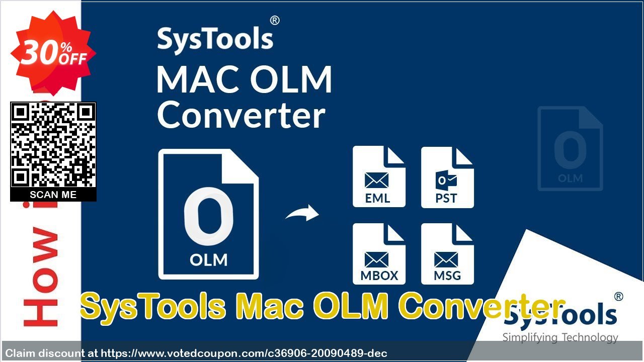 SysTools MAC OLM Converter Coupon Code May 2024, 30% OFF - VotedCoupon