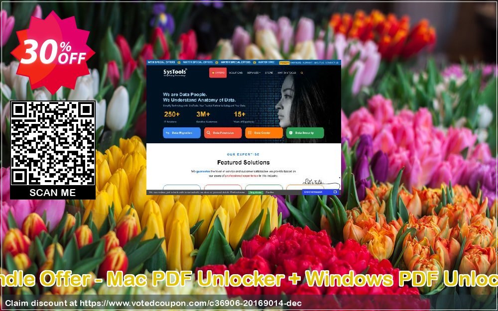 Bundle Offer - MAC PDF Unlocker + WINDOWS PDF Unlocker Coupon, discount SysTools Summer Sale. Promotion: big sales code of Bundle Offer - Mac PDF Unlocker + Windows PDF Unlocker 2024