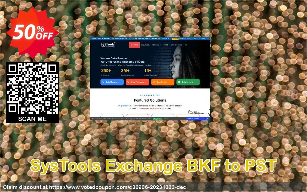 SysTools Exchange BKF to PST Coupon Code Apr 2024, 50% OFF - VotedCoupon