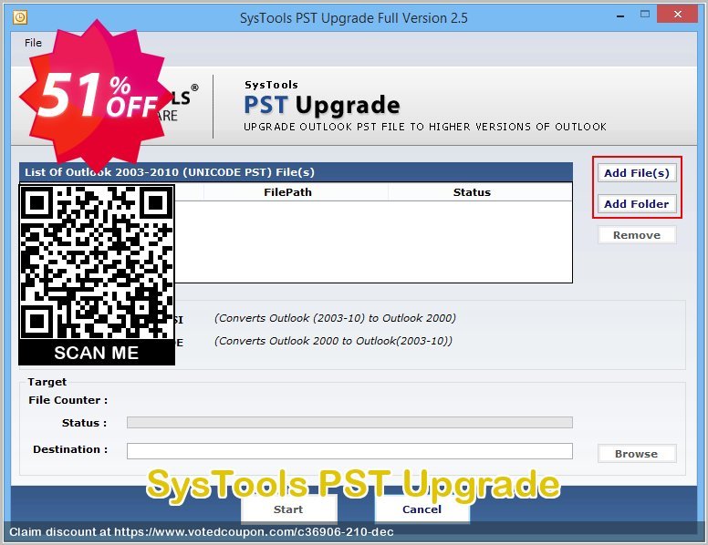 SysTools PST Upgrade Coupon, discount SysTools Summer Sale. Promotion: 