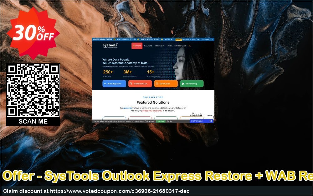 Bundle Offer - SysTools Outlook Express Restore + WAB Recovery Coupon Code May 2024, 30% OFF - VotedCoupon