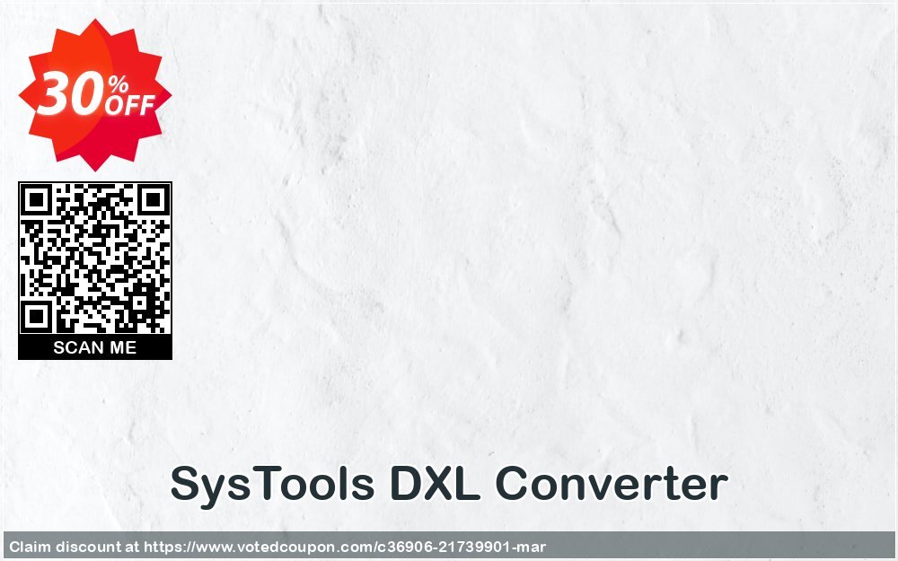 SysTools DXL Converter Coupon, discount SysTools Summer Sale. Promotion: stirring discount code of SysTools DXL Converter 2024