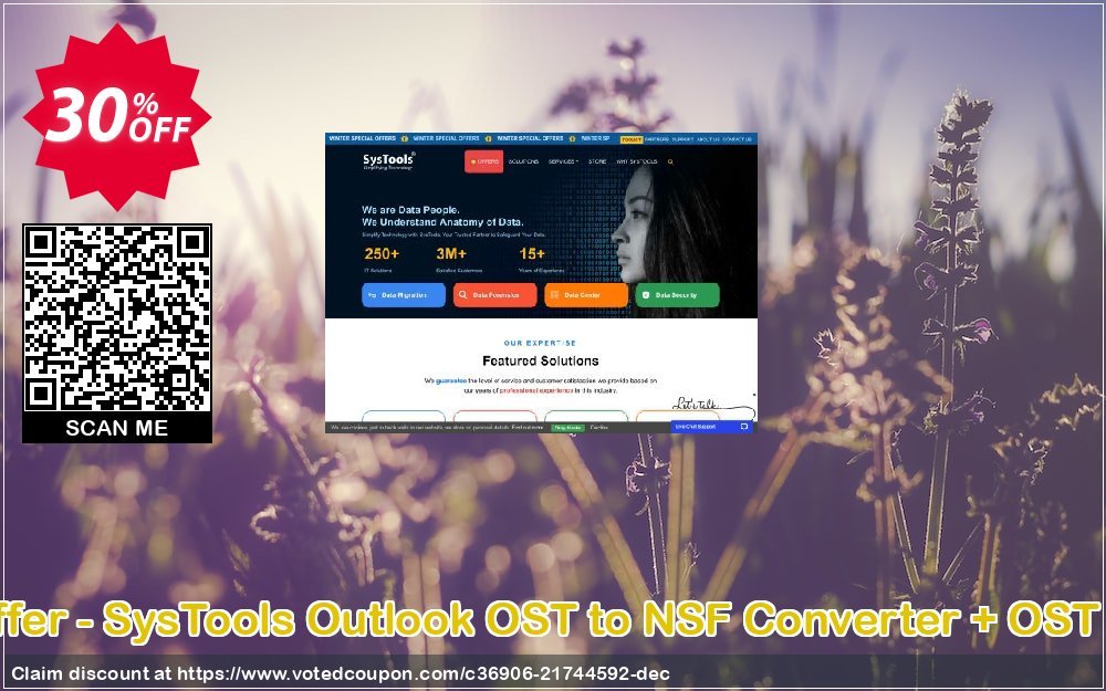 Bundle Offer - SysTools Outlook OST to NSF Converter + OST Recovery Coupon Code Apr 2024, 30% OFF - VotedCoupon