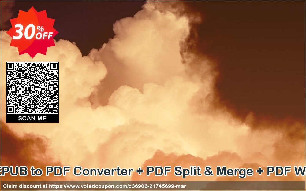 Bundle offer - Image to PDF Converter + EPUB to PDF Converter + PDF Split & Merge + PDF Watermark + PDF Form Filler + PDF Toolbox Coupon Code Apr 2024, 30% OFF - VotedCoupon