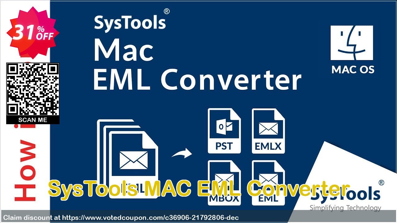 SysTools MAC EML Converter Coupon Code Apr 2024, 31% OFF - VotedCoupon