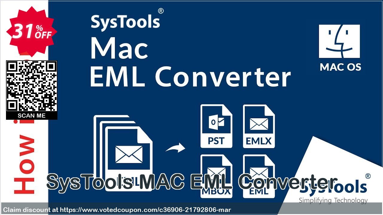 SysTools MAC EML Converter Coupon Code Apr 2024, 31% OFF - VotedCoupon