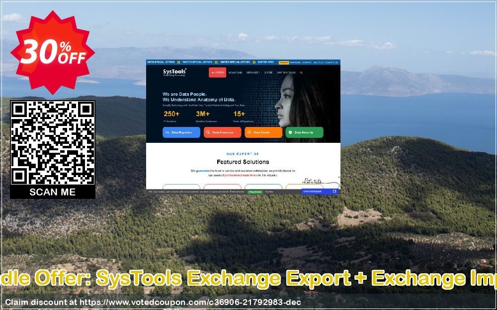 Get 30% OFF Bundle Offer: SysTools Exchange Export + Exchange Import Coupon