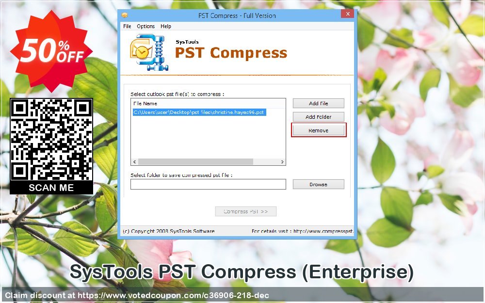 SysTools PST Compress, Enterprise  Coupon Code Apr 2024, 50% OFF - VotedCoupon