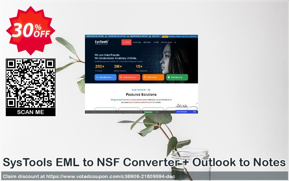 SysTools EML to NSF Converter + Outlook to Notes Coupon Code Apr 2024, 30% OFF - VotedCoupon