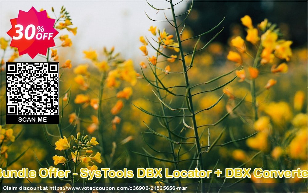 Bundle Offer - SysTools DBX Locator + DBX Converter Coupon, discount SysTools Email Pre Monsoon Offer. Promotion: super deals code of Bundle Offer - SysTools DBX Locator + DBX Converter 2024