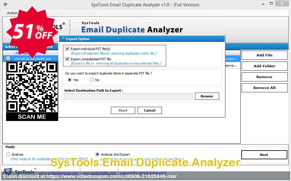 SysTools Email Duplicate Analyzer Coupon Code Apr 2024, 51% OFF - VotedCoupon