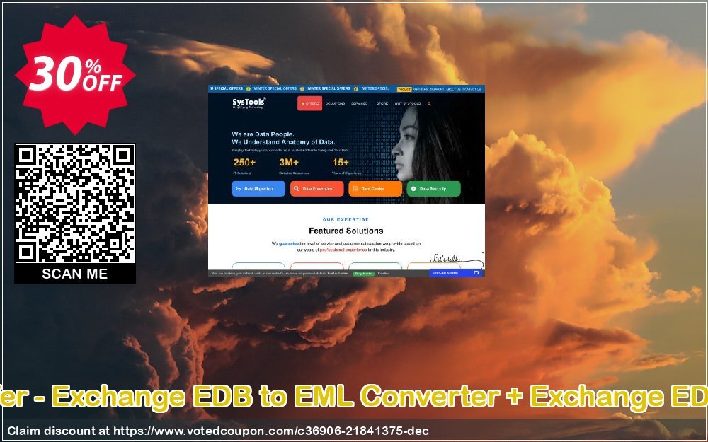 Bundle Offer - Exchange EDB to EML Converter + Exchange EDB to MBOX Coupon, discount SysTools Summer Sale. Promotion: staggering discounts code of Bundle Offer - Exchange EDB to EML Converter + Exchange EDB to MBOX 2024