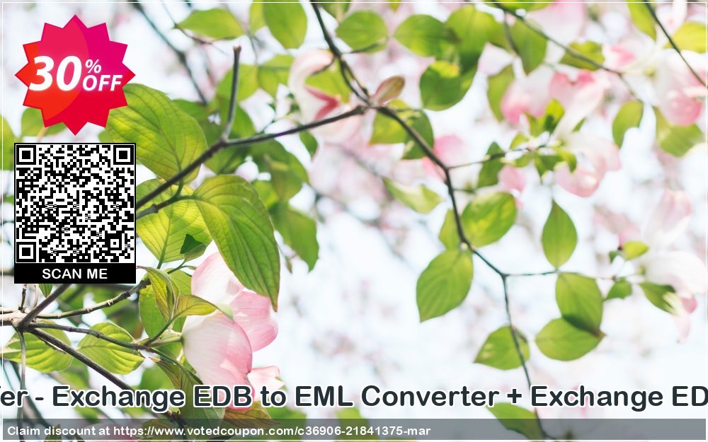 Bundle Offer - Exchange EDB to EML Converter + Exchange EDB to MBOX Coupon Code Apr 2024, 30% OFF - VotedCoupon