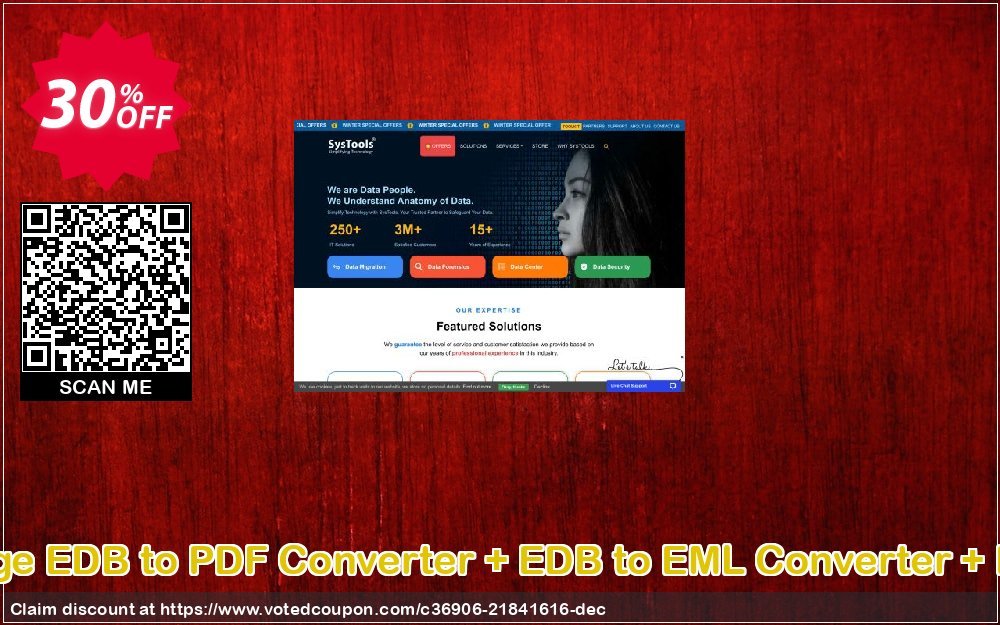 Bundle Offer - Exchange EDB to PDF Converter + EDB to EML Converter + EDB to MSG Converter Coupon, discount SysTools Summer Sale. Promotion: awful deals code of Bundle Offer - Exchange EDB to PDF Converter + EDB to EML Converter + EDB to MSG Converter 2024