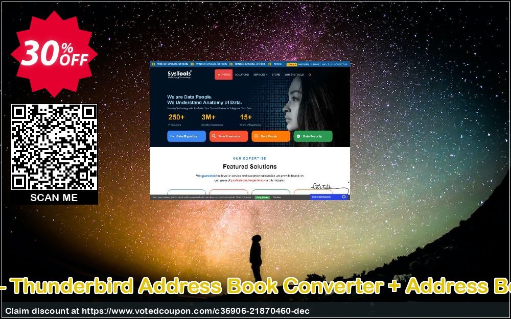 Bundle Offer - Thunderbird Address Book Converter + Address Book Recovery Coupon, discount SysTools Summer Sale. Promotion: super discounts code of Bundle Offer - Thunderbird Address Book Converter + Address Book Recovery 2024