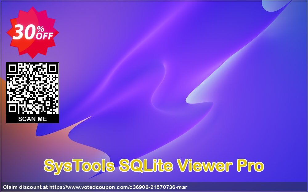 SysTools SQLite Viewer Pro Coupon, discount Celebrate this spring season with SysTools and grab the best offers. Get 25% Off on all Software. Promotion: super deals code of SysTools SQLite Viewer Pro 2024