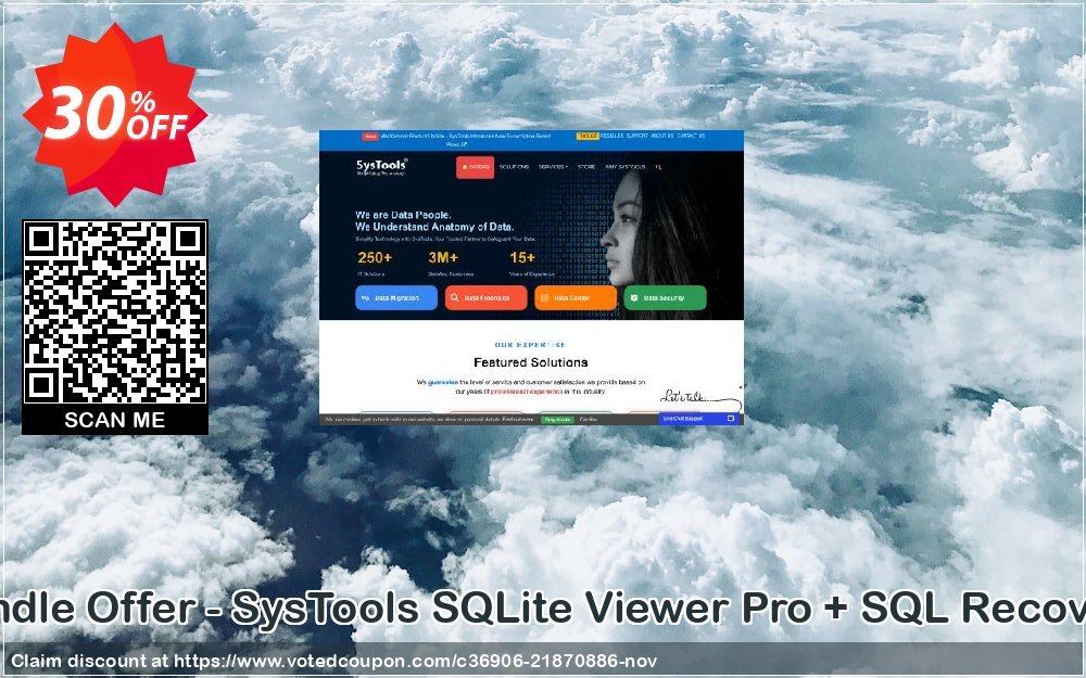 Bundle Offer - SysTools SQLite Viewer Pro + SQL Recovery Coupon, discount SysTools Summer Sale. Promotion: stirring promo code of Bundle Offer - SysTools SQLite Viewer Pro + SQL Recovery 2024