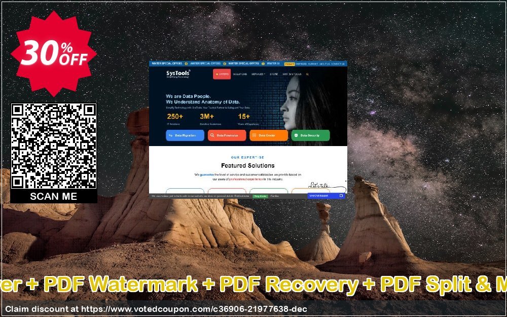 Bundle Offer - PDF Watermark Remover + PDF Watermark + PDF Recovery + PDF Split & Merge + PDF Form Filler + PDF Toolbox Coupon, discount SysTools Spring Sale. Promotion: amazing sales code of Bundle Offer - PDF Watermark Remover + PDF Watermark + PDF Recovery + PDF Split & Merge + PDF Form Filler + PDF Toolbox 2024