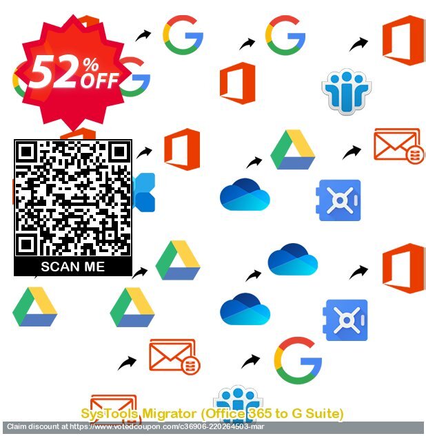 SysTools Migrator, Office 365 to G Suite  Coupon Code Apr 2024, 52% OFF - VotedCoupon