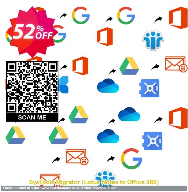 SysTools Migrator, Lotus Notes to Office 365  Coupon Code May 2024, 52% OFF - VotedCoupon