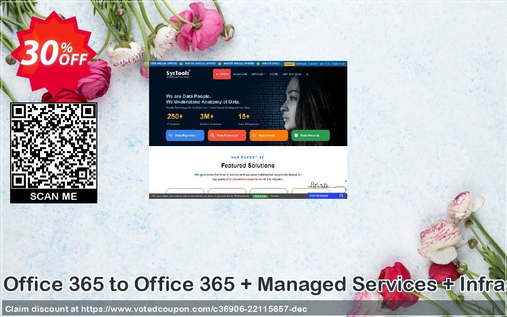 SysTools Office 365 to Office 365 + Managed Services + Infrastructure voted-on promotion codes