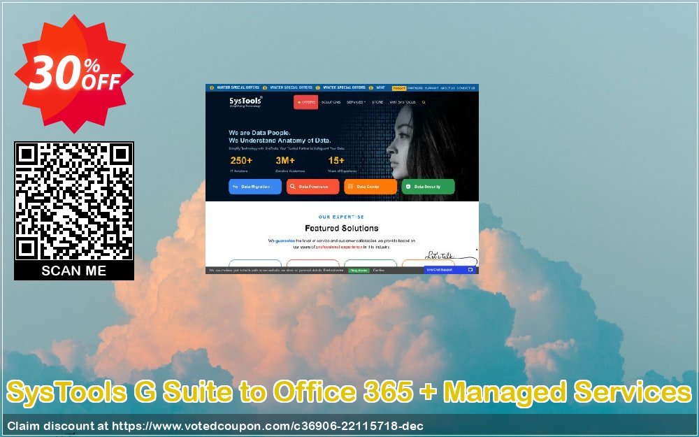 SysTools G Suite to Office 365 + Managed Services voted-on promotion codes