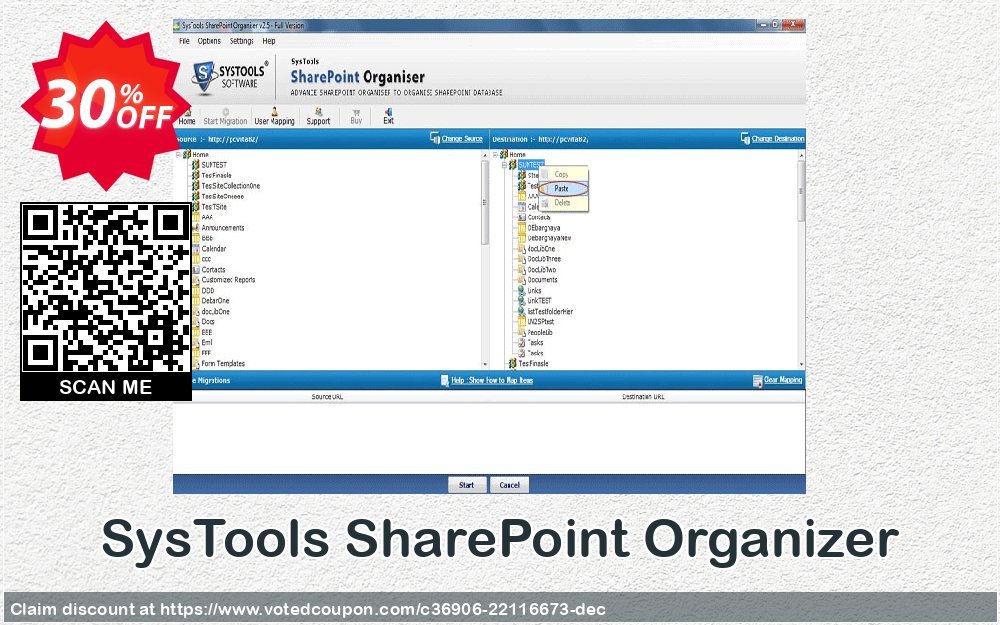 SysTools SharePoint Organizer voted-on promotion codes