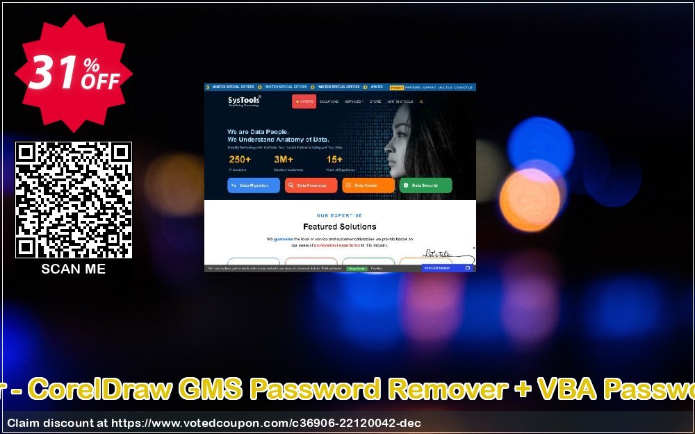 Bundle Offer - CorelDraw GMS Password Remover + VBA Password Remover Coupon, discount SysTools Summer Sale. Promotion: staggering discount code of Bundle Offer - CorelDraw GMS Password Remover + VBA Password Remover 2024
