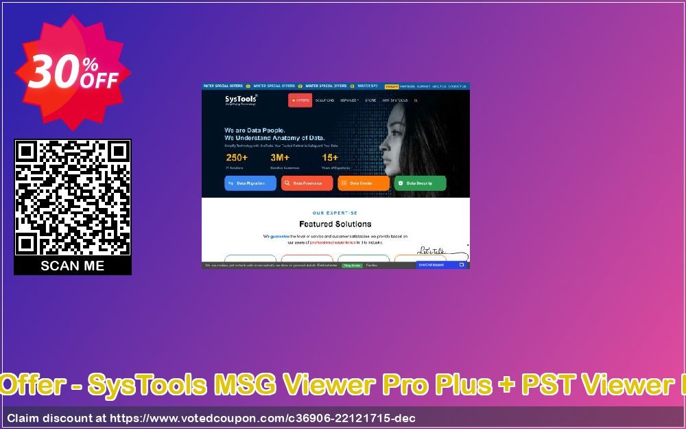 Bundle Offer - SysTools MSG Viewer Pro Plus + PST Viewer Pro Plus Coupon, discount SysTools Summer Sale. Promotion: special discount code of Bundle Offer - SysTools MSG Viewer Pro Plus + PST Viewer Pro Plus 2023